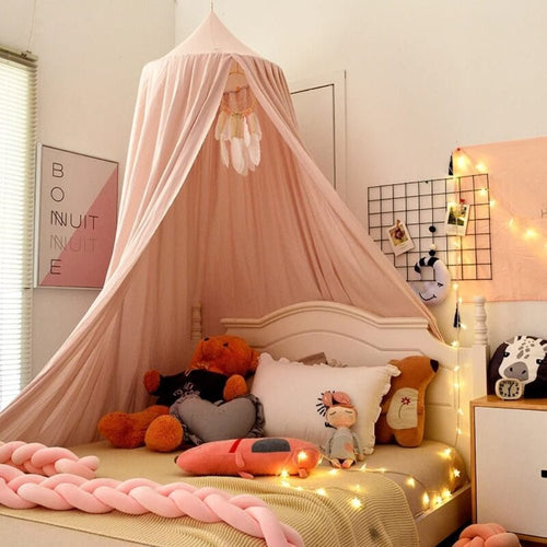 DreamVeil Floating Canopy for Kids Beds in Playful Style | Temsk