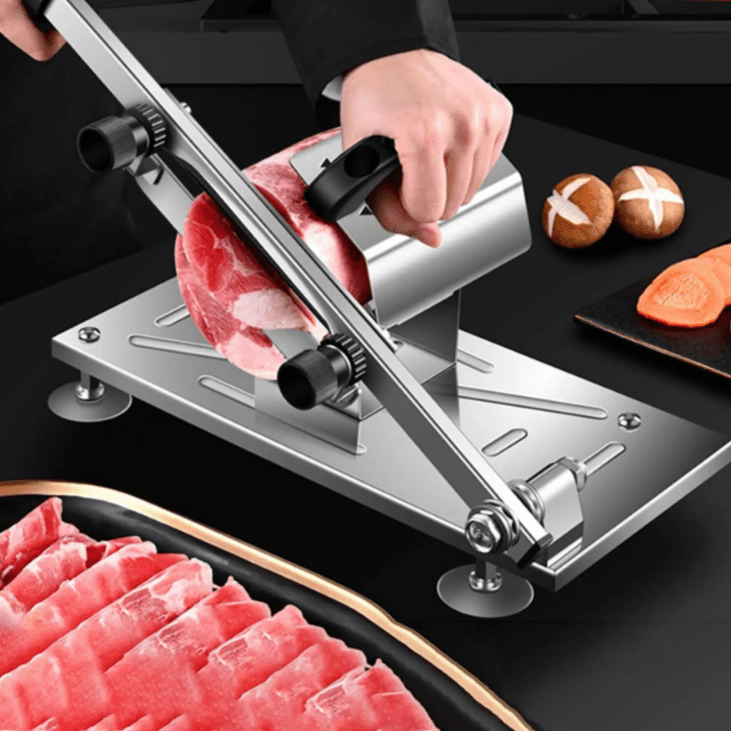 SliceEase Adjustable Food Slicer With Thickness Settings For Stressless Cooking | Temsk