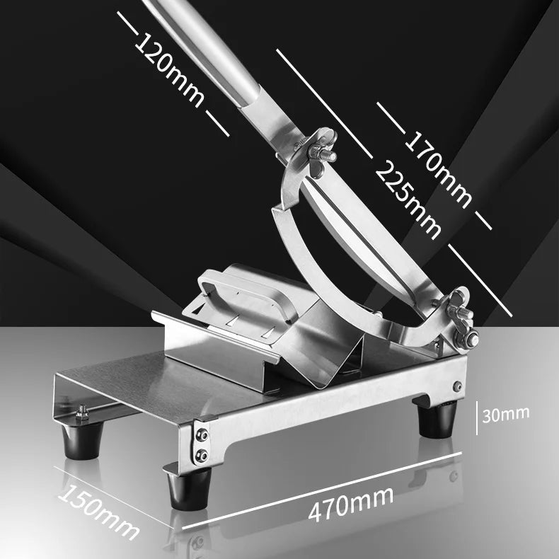 SliceEase Adjustable Food Slicer With Thickness Settings For Stressless Cooking | Temsk