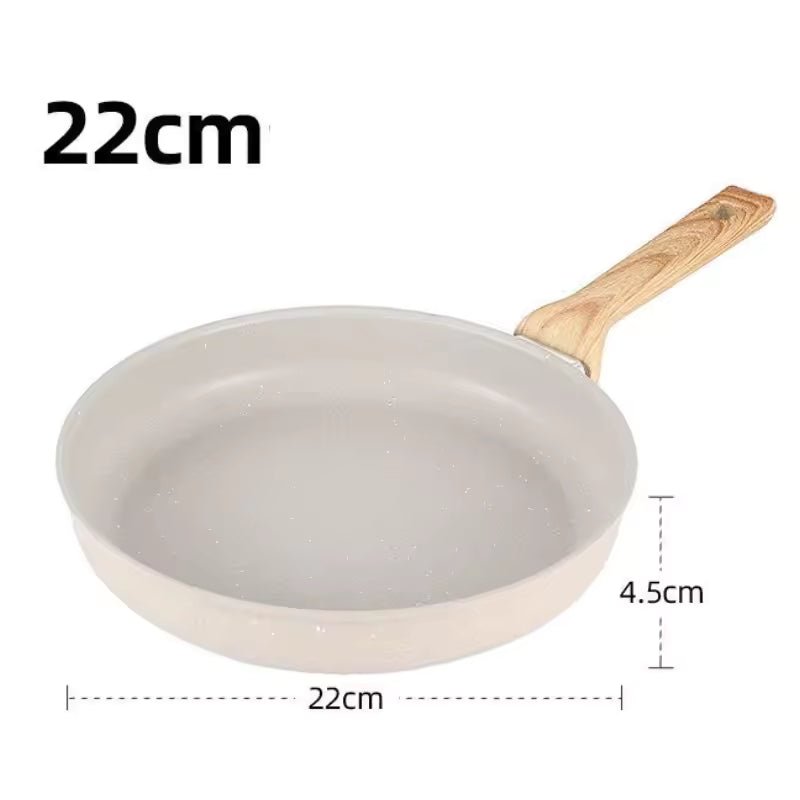 NovaCeram Nonstick Wok and Frying Pan for Induction and Gas Stoves | Temsk