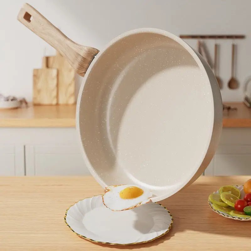 NovaCeram Nonstick Wok and Frying Pan for Induction and Gas Stoves | Temsk