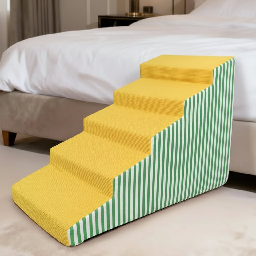 PawEase Core Supportive Foam Dog Stair With Gentle Incline And Secure Grip | Temsk