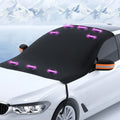 Oxford-Stoff magnetische Schneedecke zum Schutz der Windschutzscheibe vor Eis | Temsk