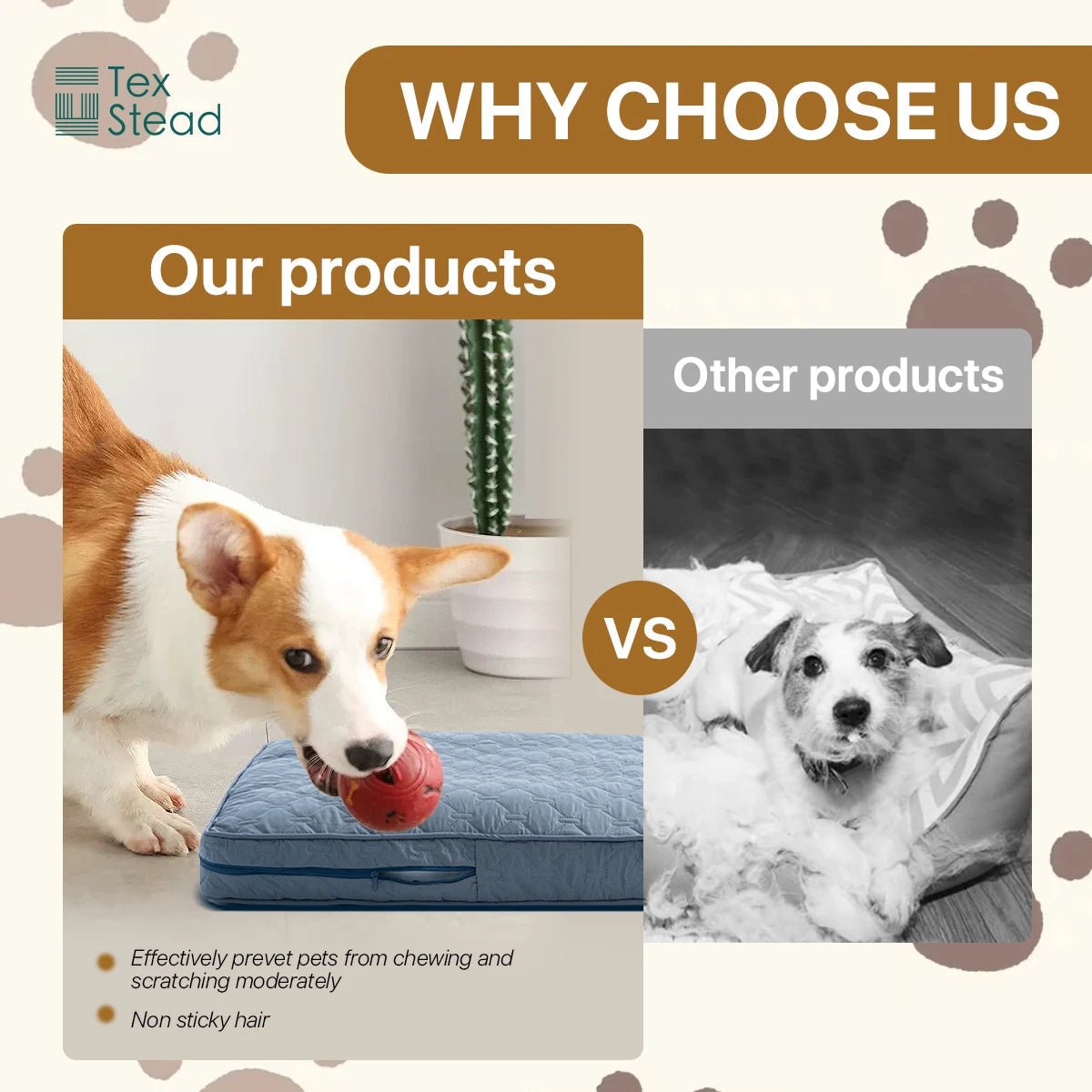 CozyTail Orthopedic Dog Bed Cover For Large Dogs | Temsk