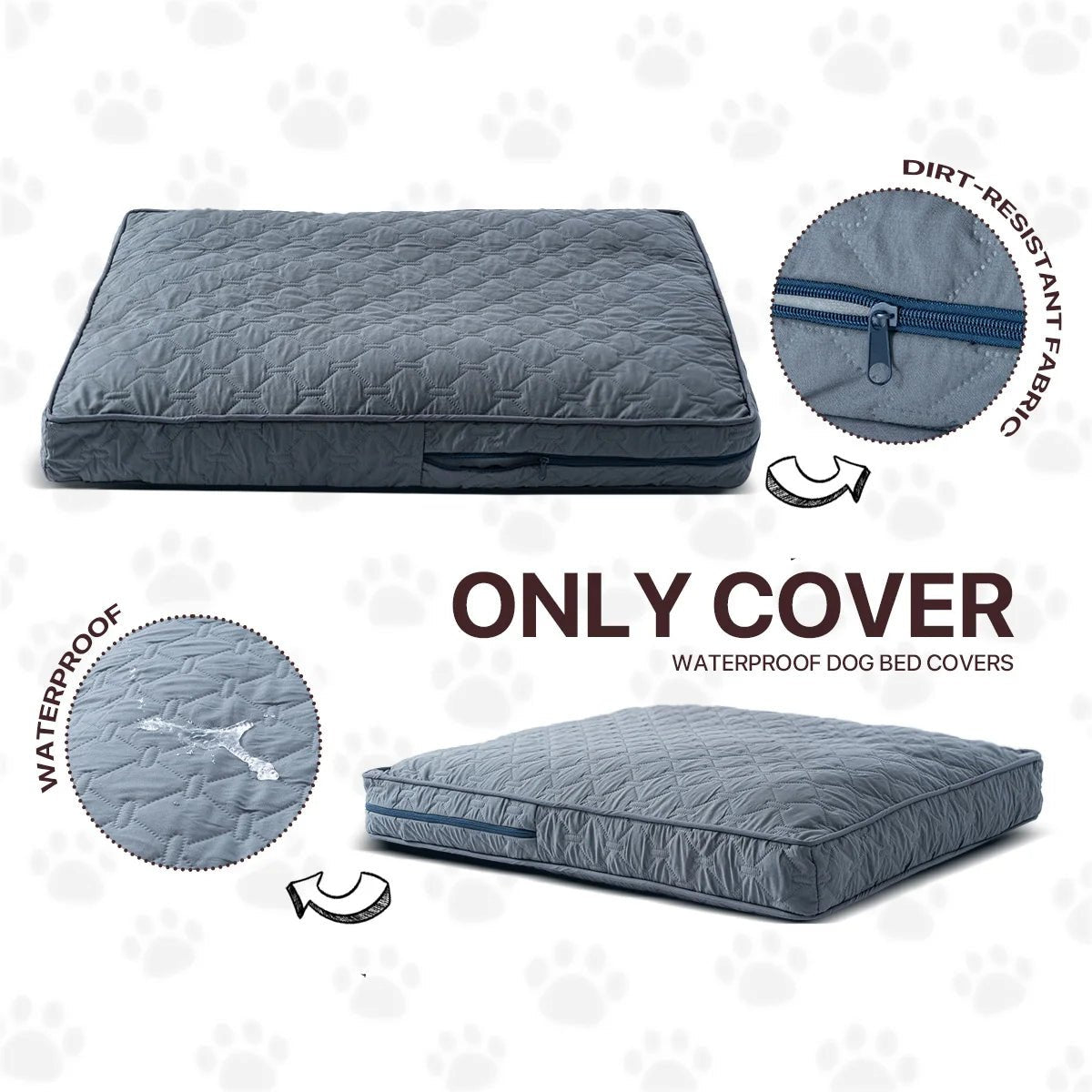 CozyTail Orthopedic Dog Bed Cover For Large Dogs | Temsk