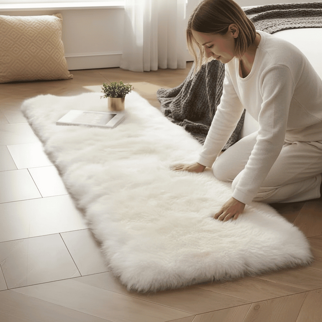 VelvetEase Fluffy Velvet Sofa Cover With Noble Aesthetics | Temsk