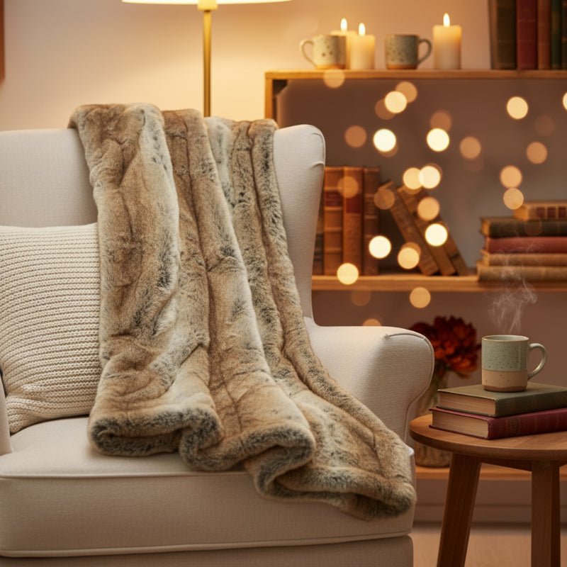 LuxeNest Premium Soft and Warm Throw Blanket for Maximum Comfort 135x200 cm | Temsk