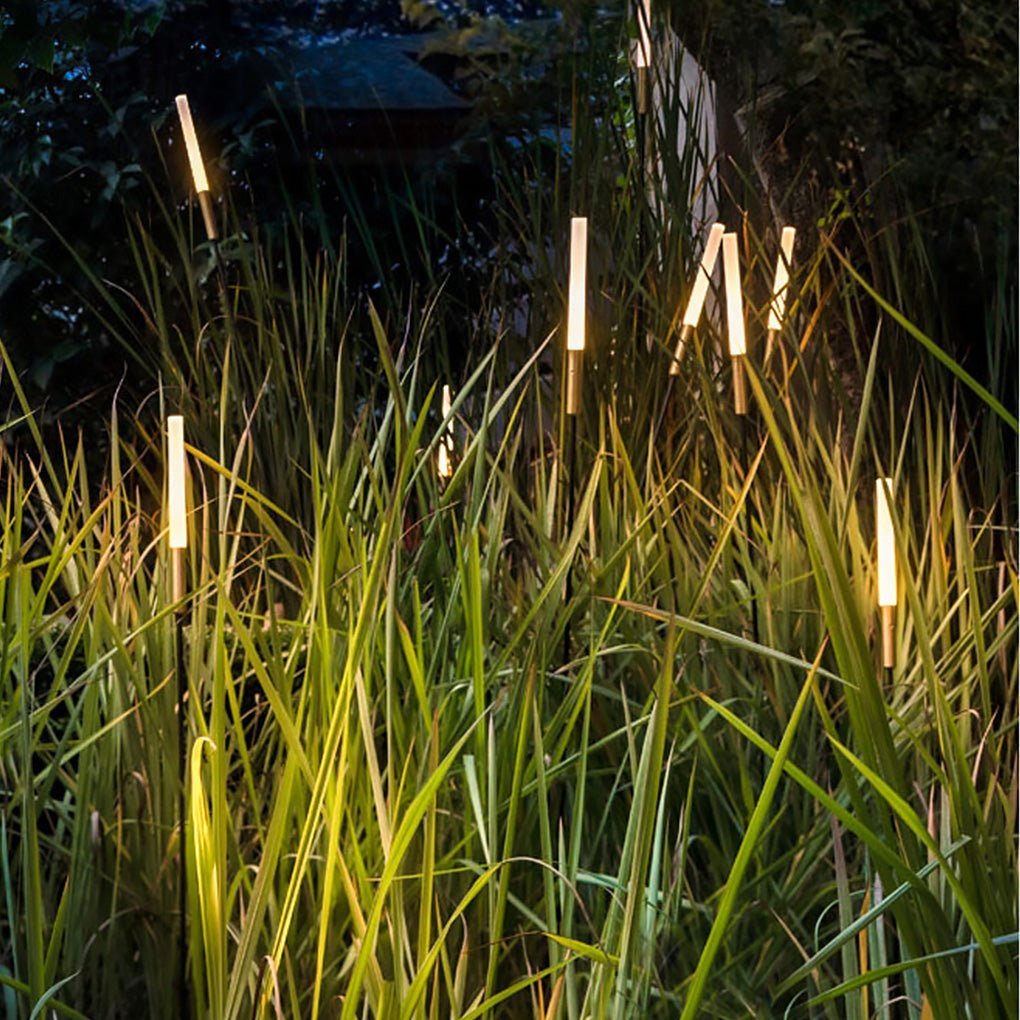 LumenReed Glow Solar LED Reed Lights for a Magical Garden Ambiance | Temsk