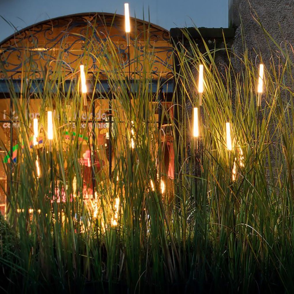 LumenReed Glow Solar LED Reed Lights for a Magical Garden Ambiance | Temsk