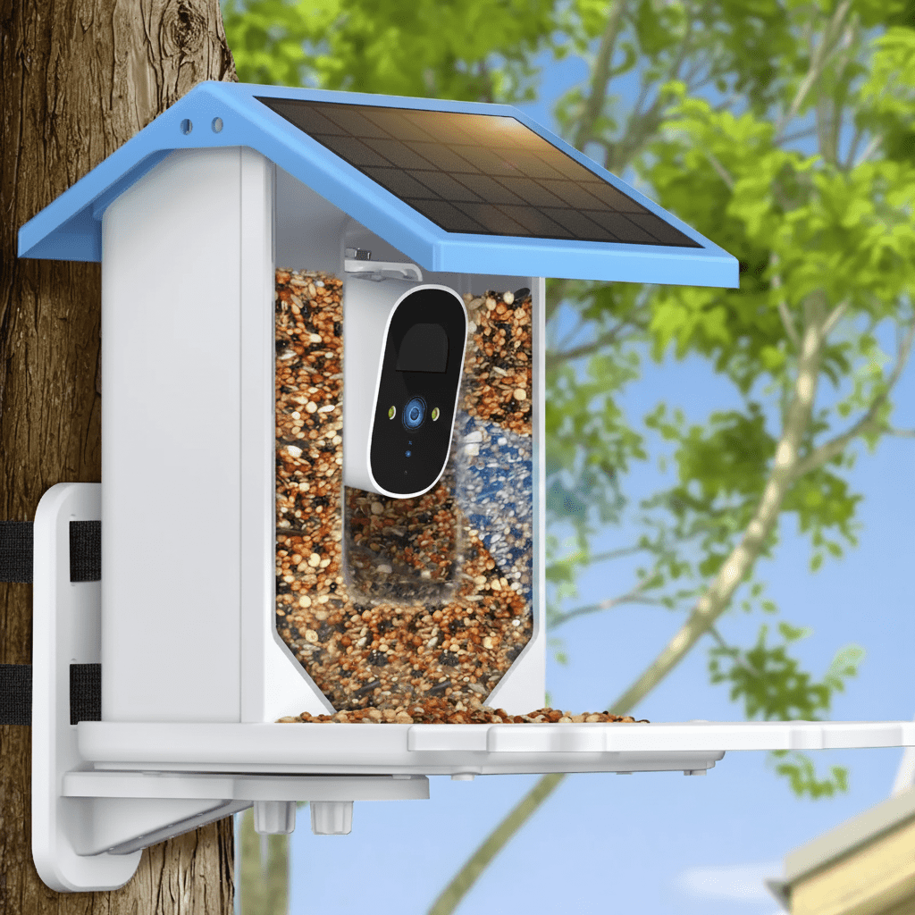 LumaFeeder Solar Bird Feeder With Intelligent 2.4K HD Camera And Night Vision | Temsk