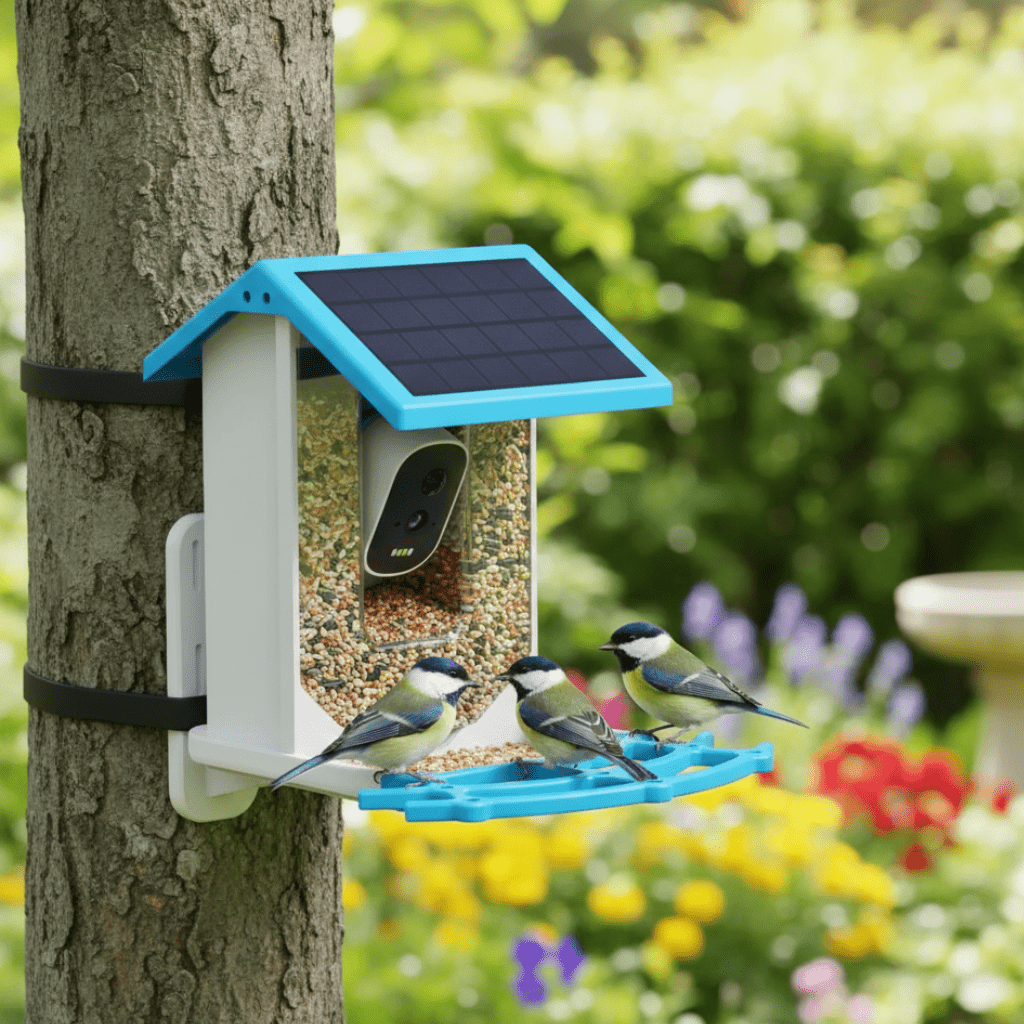 LumaFeeder Solar Bird Feeder With Intelligent 2.4K HD Camera And Night Vision | Temsk