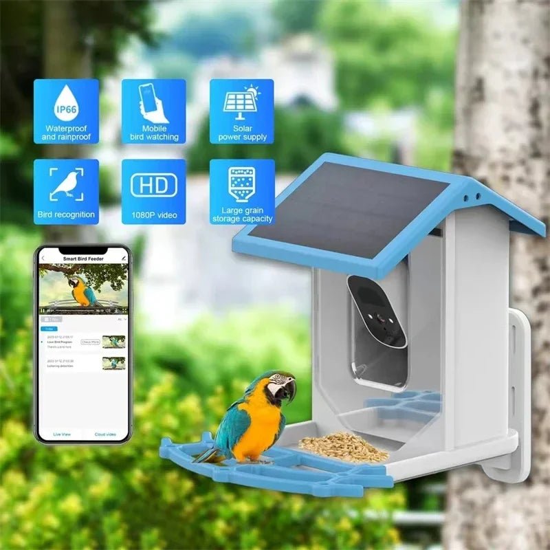 LumaFeeder Solar Bird Feeder With Intelligent 2.4K HD Camera And Night Vision | Temsk
