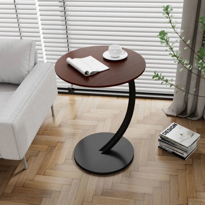 MiraRound Compact Reinforced Round Side Table For Modern Living In Small Spaces | Temsk