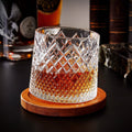 Kristall drehbares Whiskeyglas für verbessertes Aroma und Geschmack | Temsk