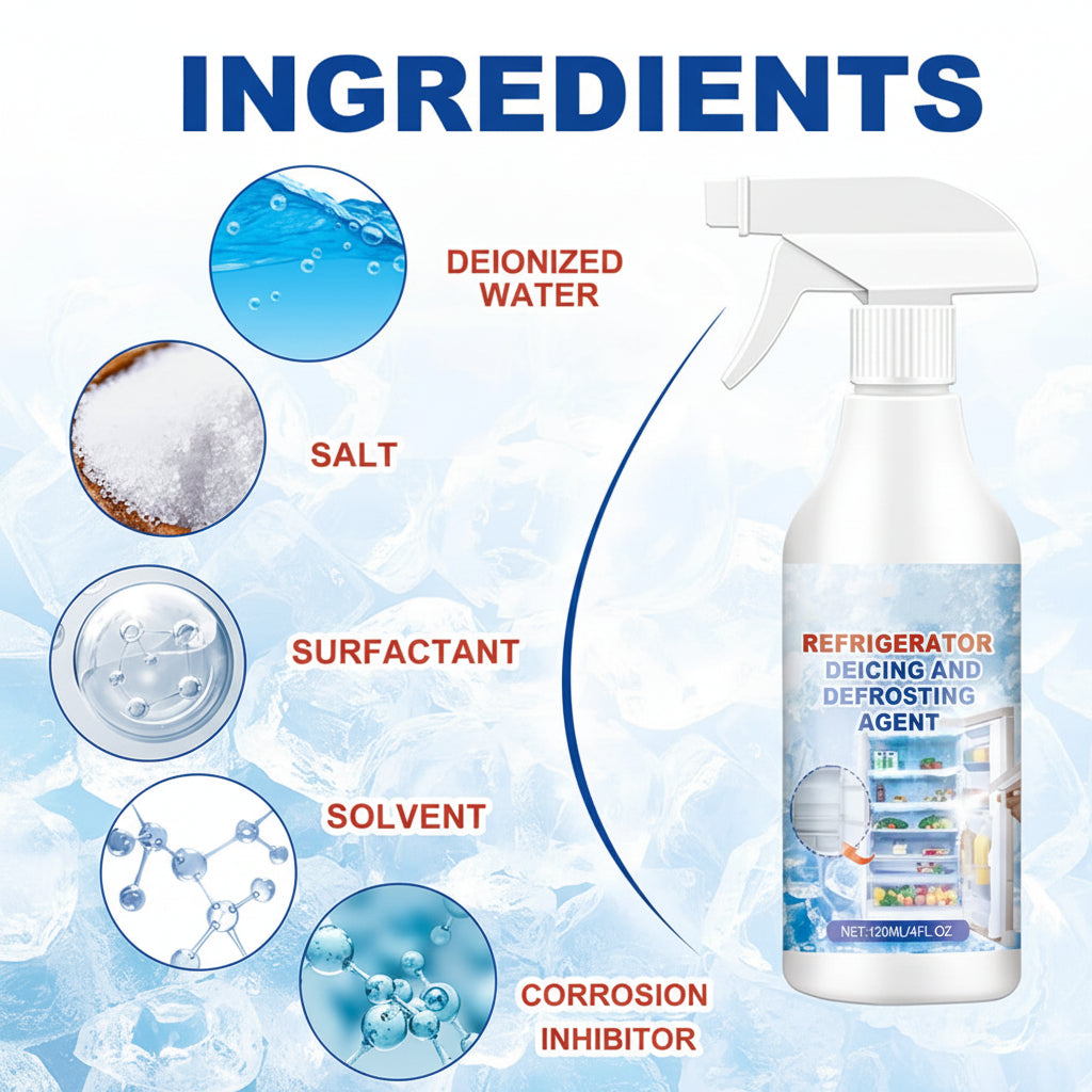 Defrosting Spray For Refrigerator Ice Removal Quick Frost Melt | Temsk