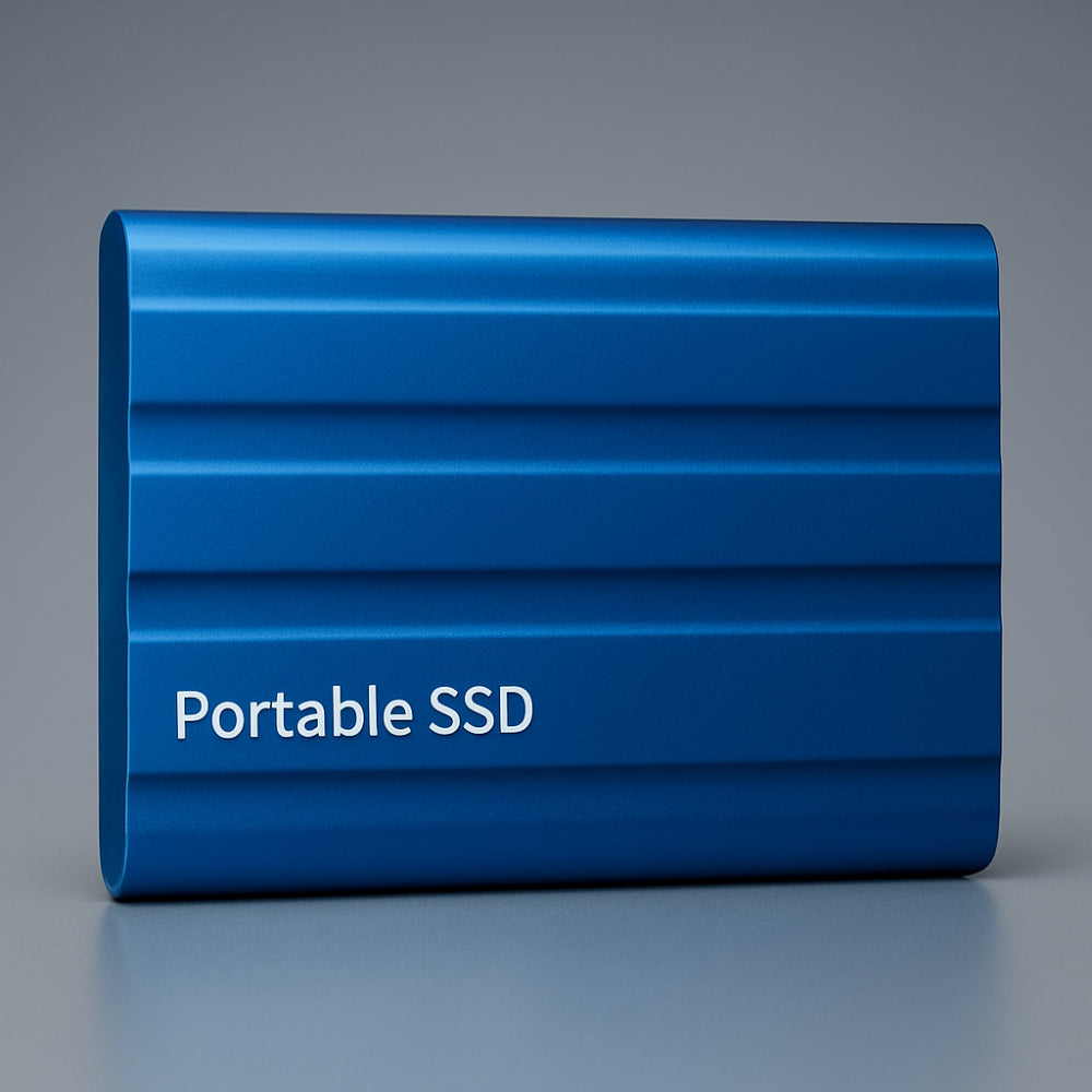 Tragbare SSD-Festplatte mit robustem Metallgehäuse für Reisen | Temsk