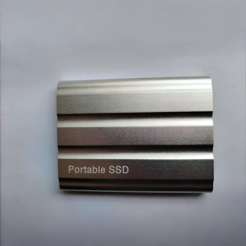 Tragbare SSD-Festplatte mit robustem Metallgehäuse für Reisen | Temsk