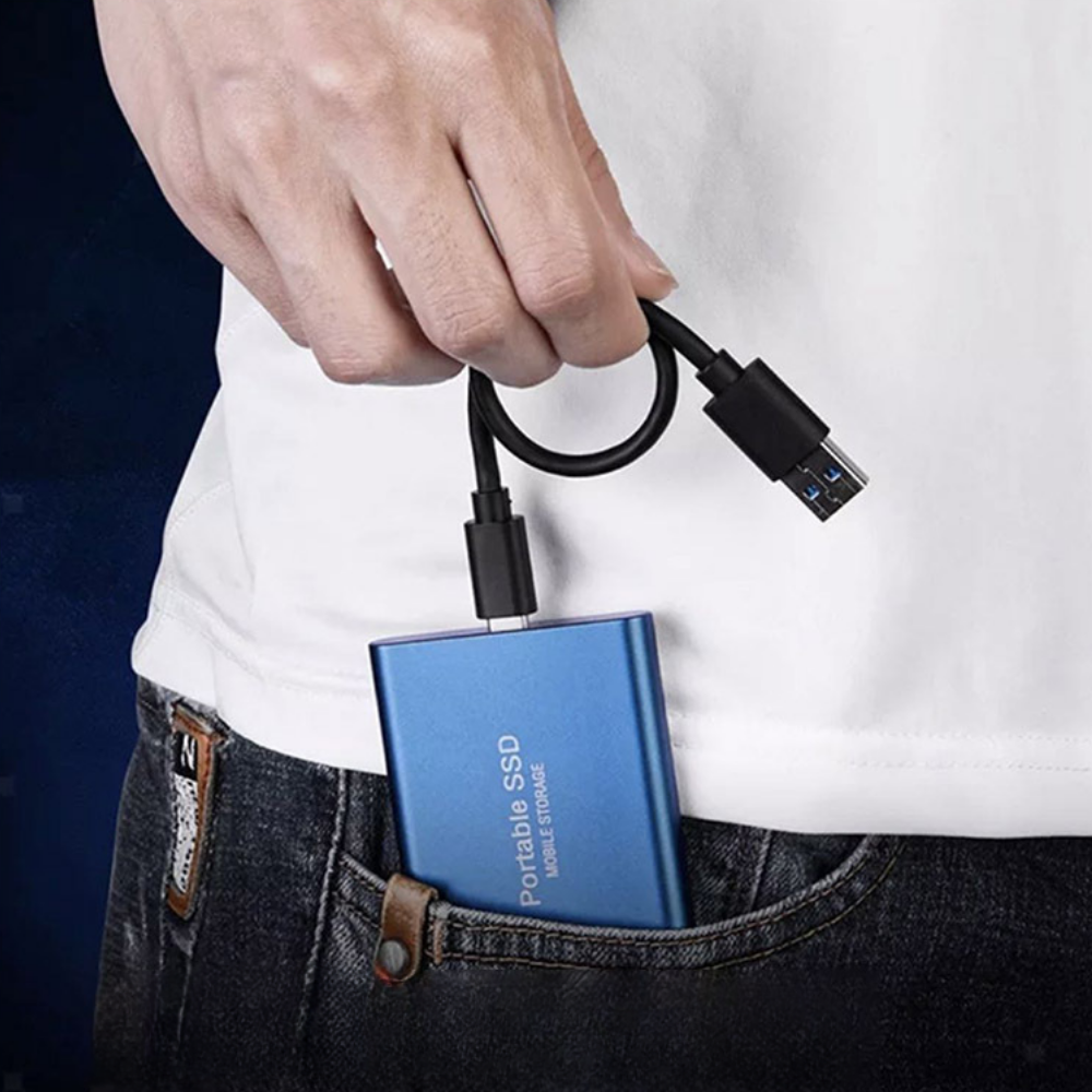 512GB USB C přenosné SSD pro rychlé externí ukládání | Temsk