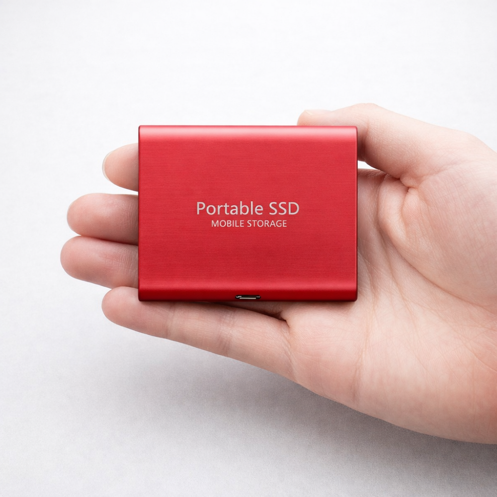 512GB USB C přenosné SSD pro rychlé externí ukládání | Temsk