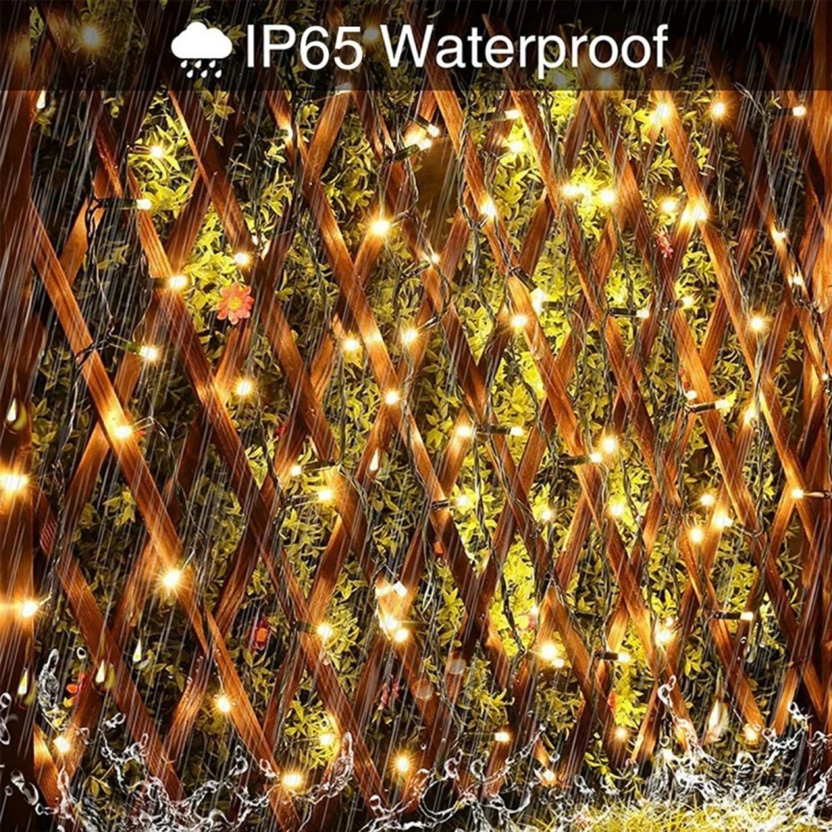 AuroraGlow 10 m Weatherproof LED Curtain Lights For Outdoor Decoration | Temsk