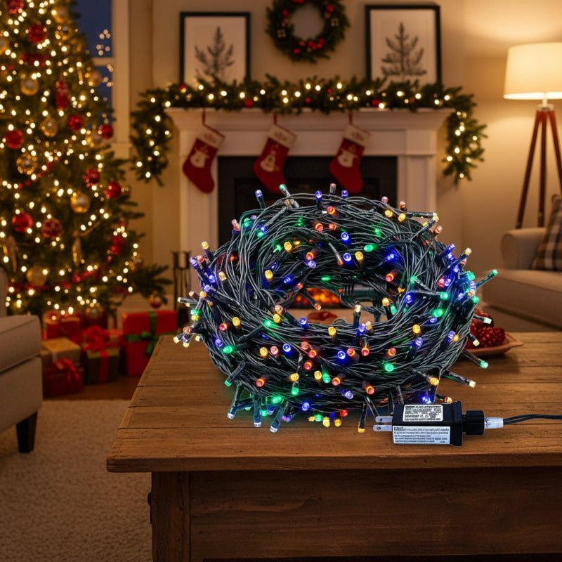 AuroraGlow 10 m Weatherproof LED Curtain Lights For Outdoor Decoration | Temsk