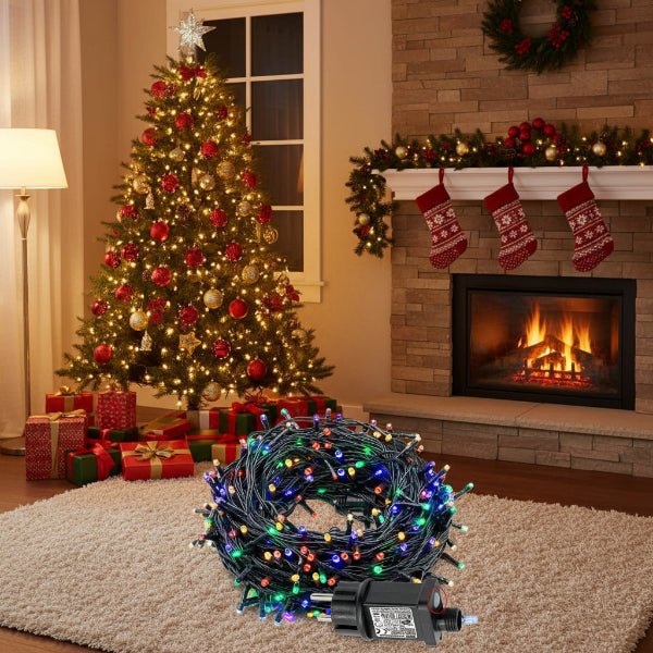 AuroraGlow 10 m Weatherproof LED Curtain Lights For Outdoor Decoration | Temsk