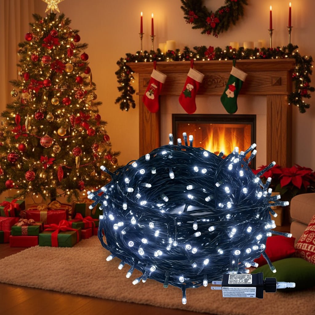 AuroraGlow 10 m Weatherproof LED Curtain Lights For Outdoor Decoration | Temsk