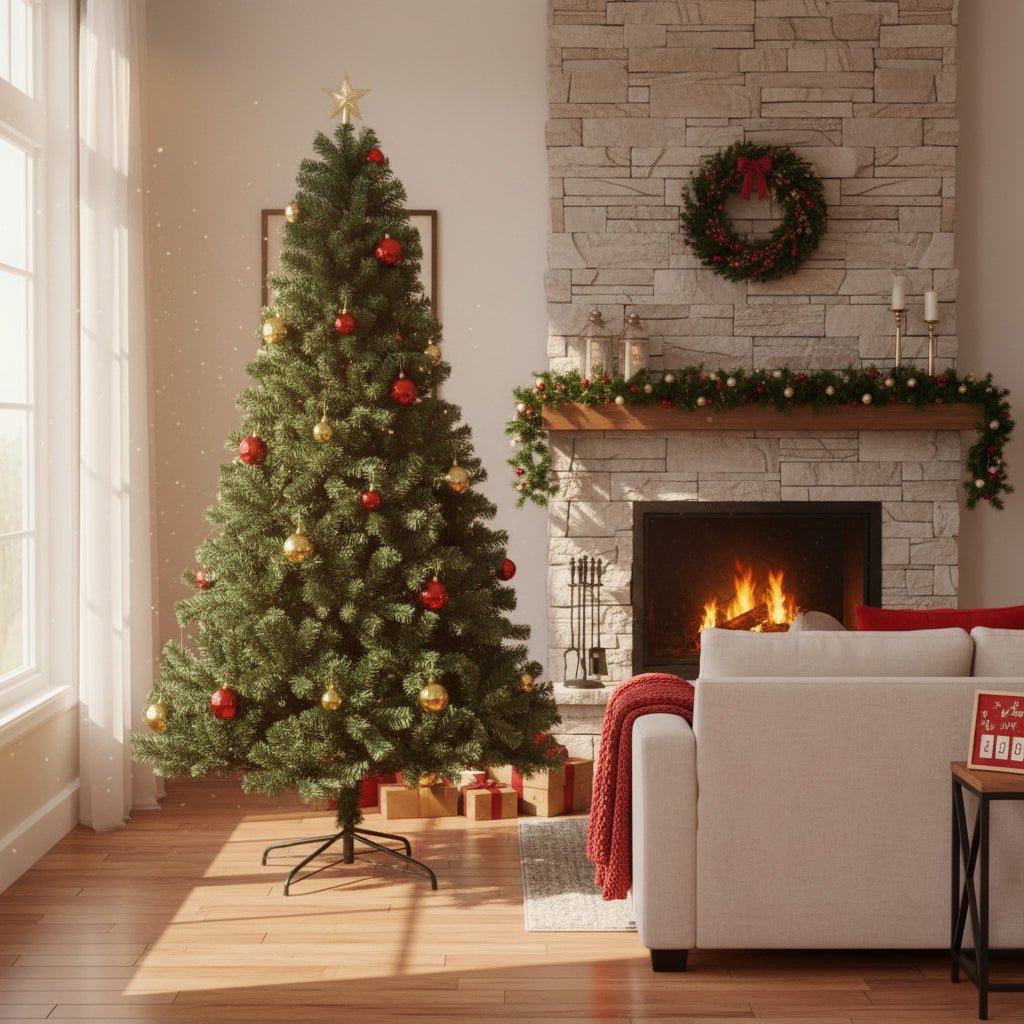 LumiPine LED Artificial Tree With Eight Festive Light Patterns | Temsk