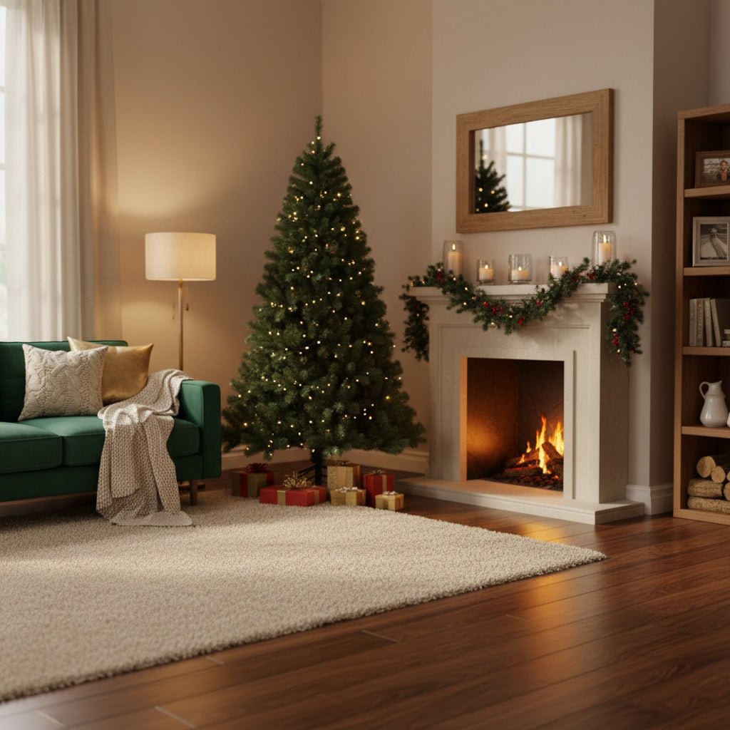 LumiPine LED Artificial Tree With Eight Festive Light Patterns | Temsk