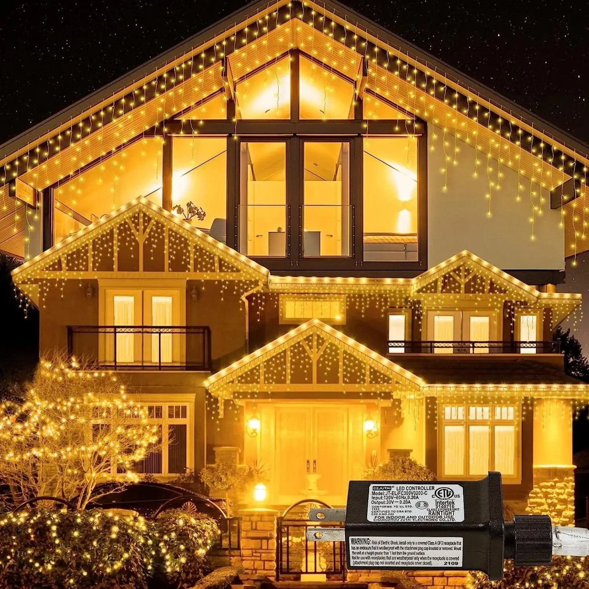 LumaWeave LED Curtain String Lights For Magical Holiday Decoration | Temsk