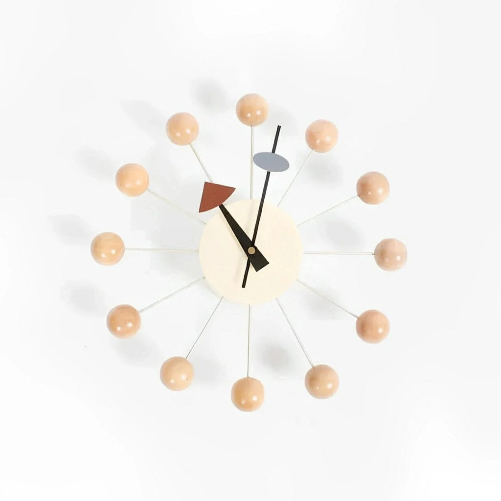 Luminara dekorativ metal sol vægur, 32 cm stille quartz bevægelse | Temsk
