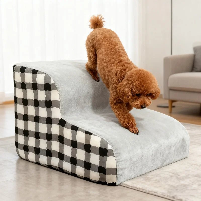 PawEase Supportive Foam Dog Stair With Non-Slip Design | Temsk