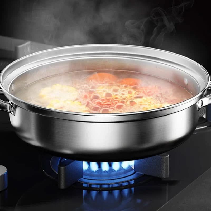 AeroSteam 3-Tier Stainless Steel Steamer With Glass Lid | Temsk