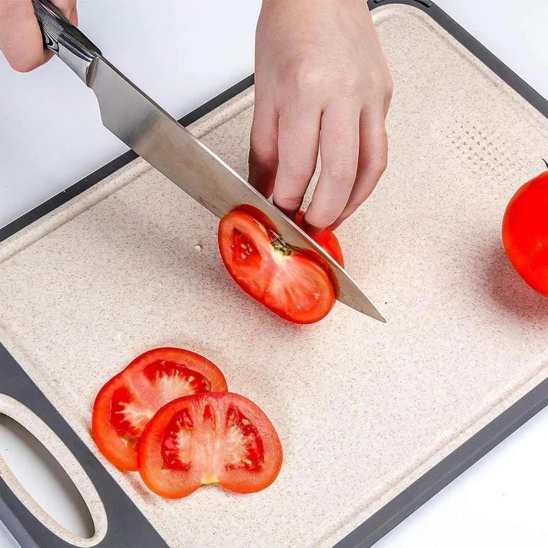 PureSteel Double-Sided Stainless Steel Cutting Board for Hygienic Prep | Temsk