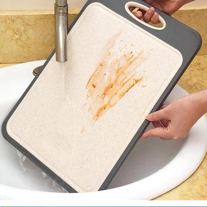 PureSteel Double-Sided Stainless Steel Cutting Board for Hygienic Prep | Temsk