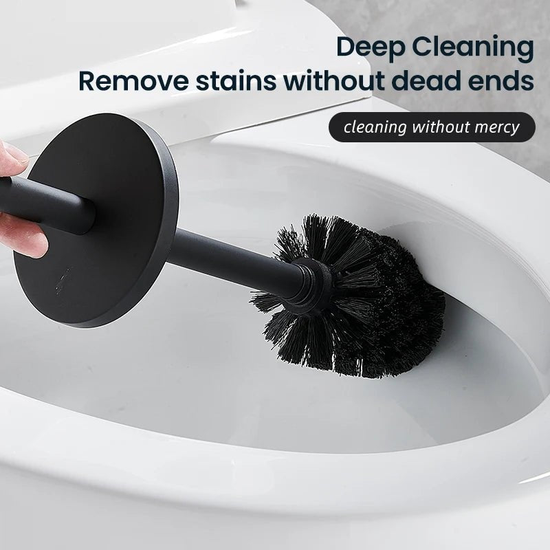 AstraSteel Elegant Stainless Steel Toilet Brush Set For Modern Bathrooms | Temsk