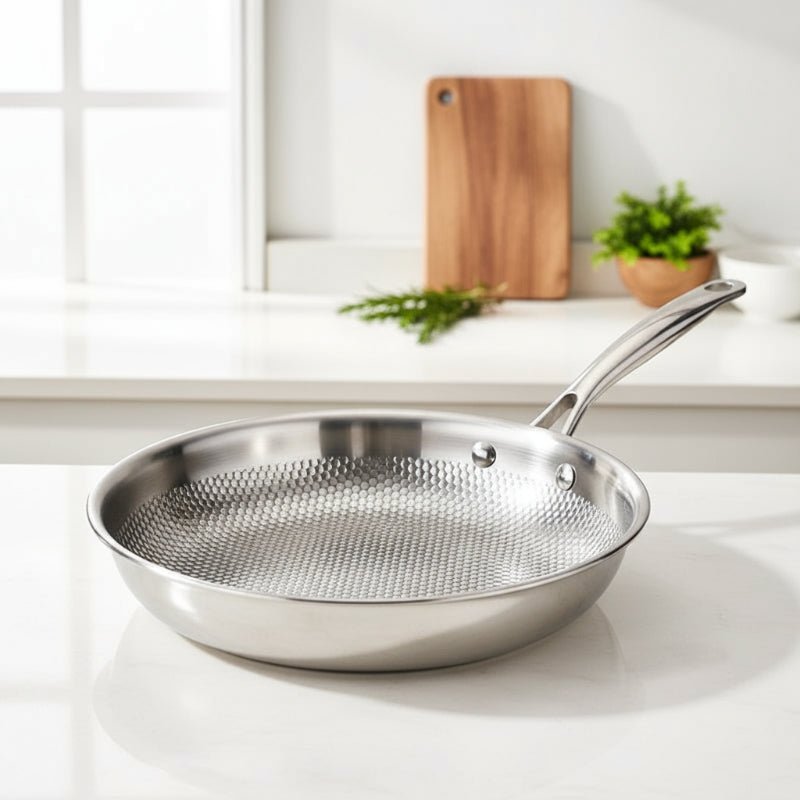 Poêle en acier inoxydable IronClad pour steak, rôtissage et cuisine quotidienne | Temsk