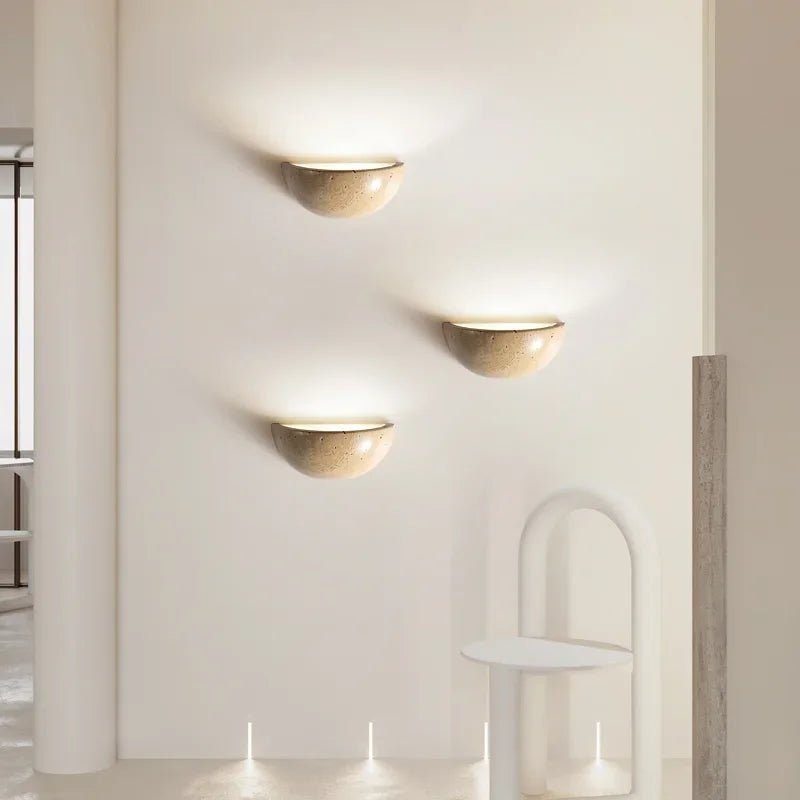 Nebula Stone LED Wall Light for Stylish Living Ambience and Gentle Room Lighting | Temsk
