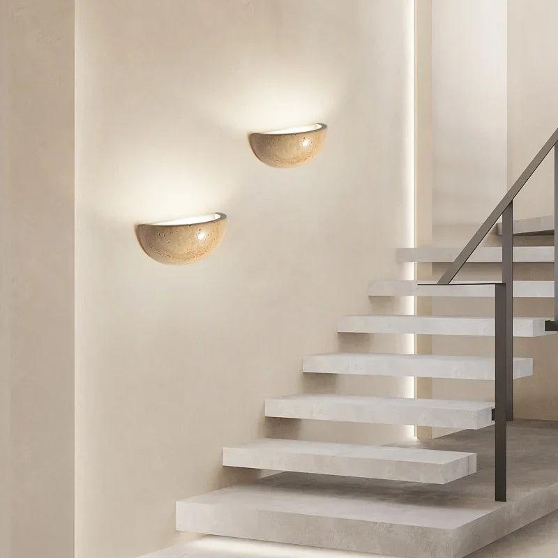 Nebula Stone LED Wall Light for Stylish Living Ambience and Gentle Room Lighting | Temsk