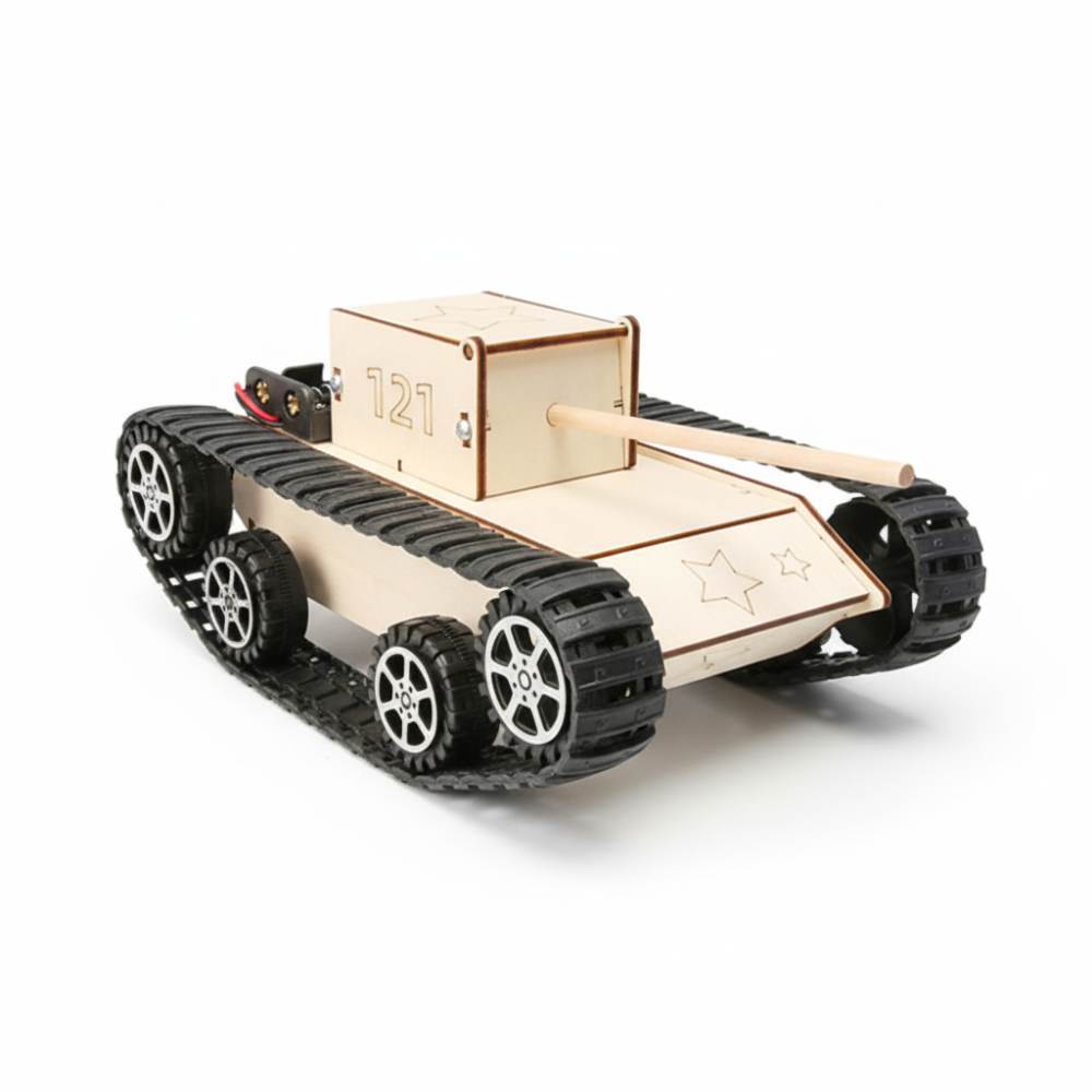 Dřevěné STEM auto a stavebnice pro děti, DIY stavební hračka | Temsk
