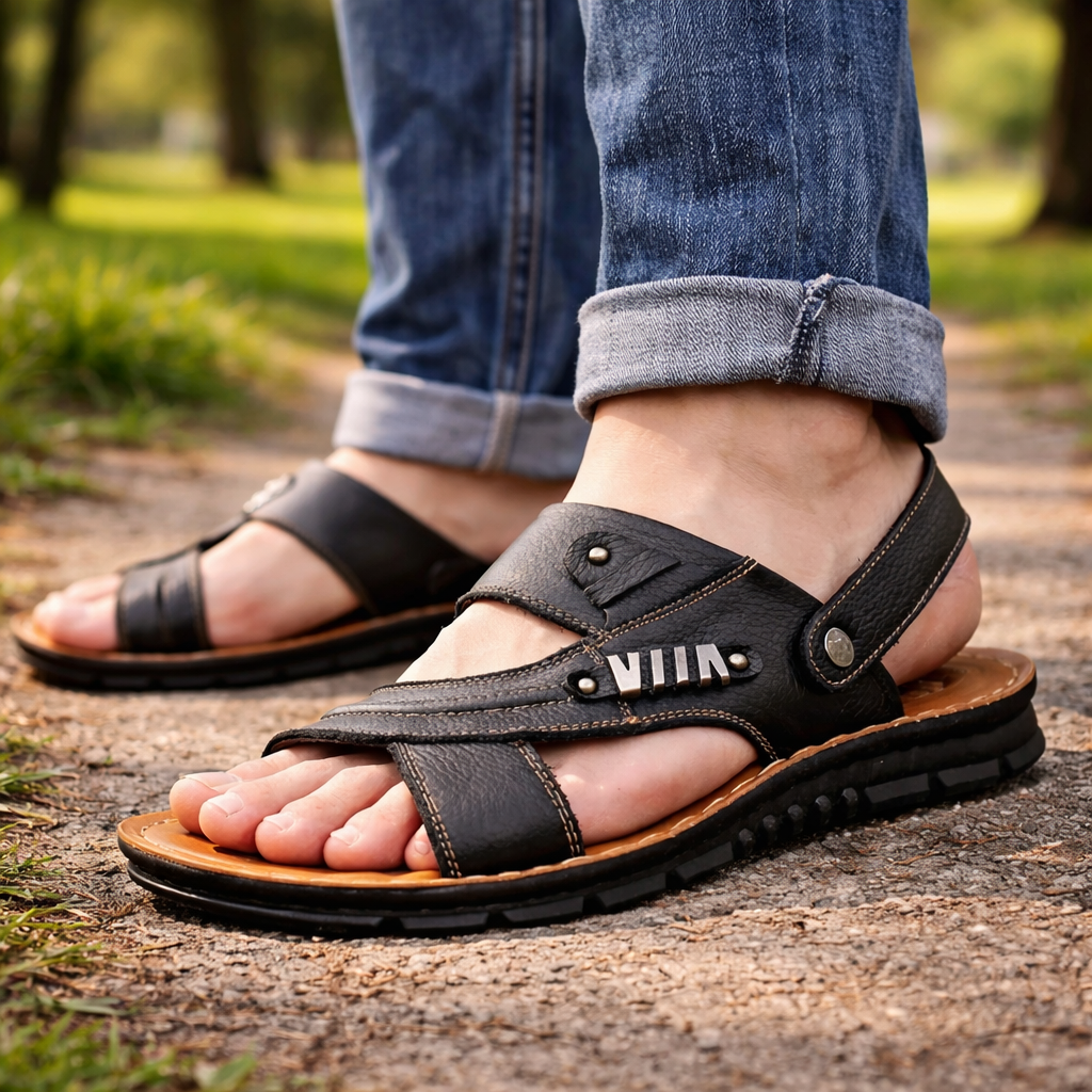AeroStride Ergonomic Men's Sandals With Adjustable Fit | Temsk