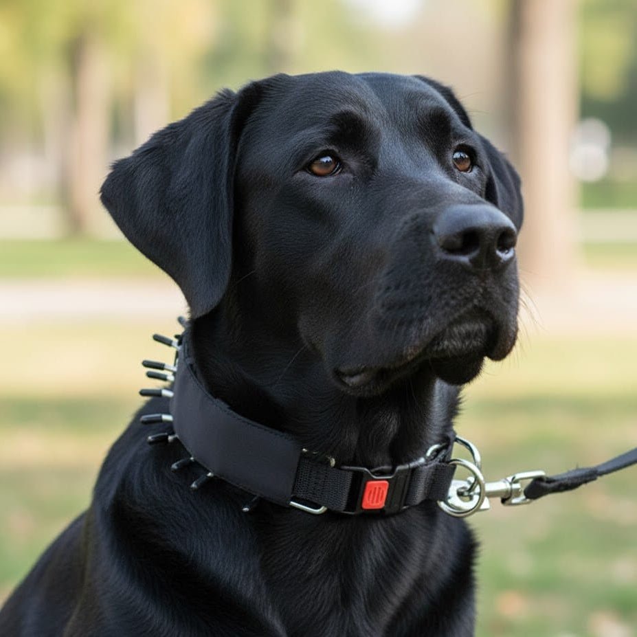 ShieldPaw Dog Training Prong Collar With Steel Core And Soft Nylon Cover | Temsk