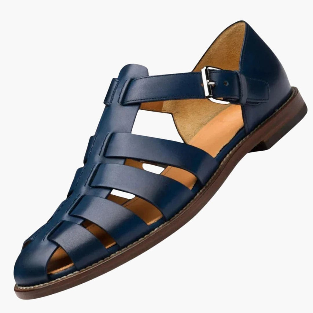 Solara Adjustable Men's Sandals With Buckles And Textured Sole | Temsk