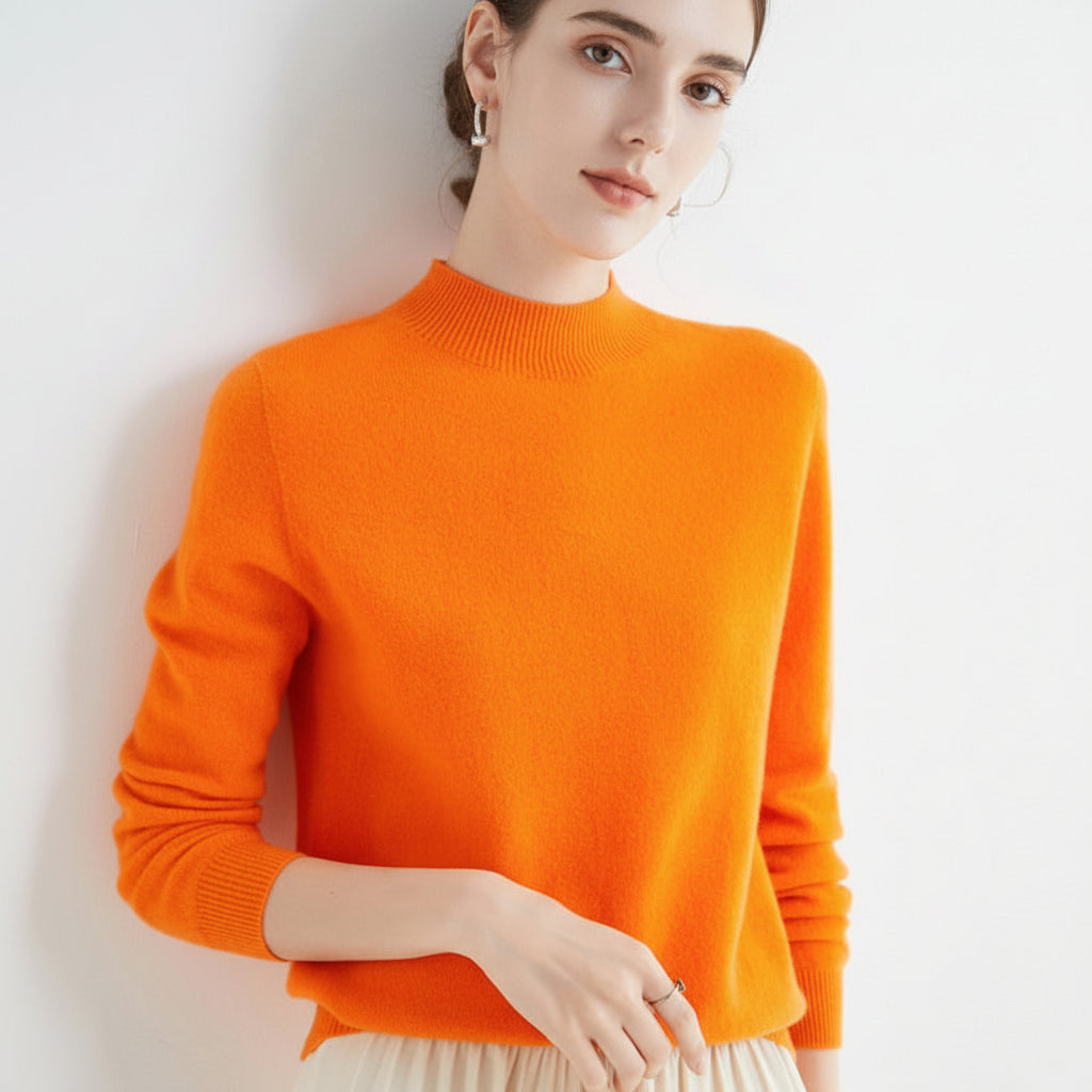 Ganzjahresweicher Pullover für Damen, leichter Sweater | Temsk