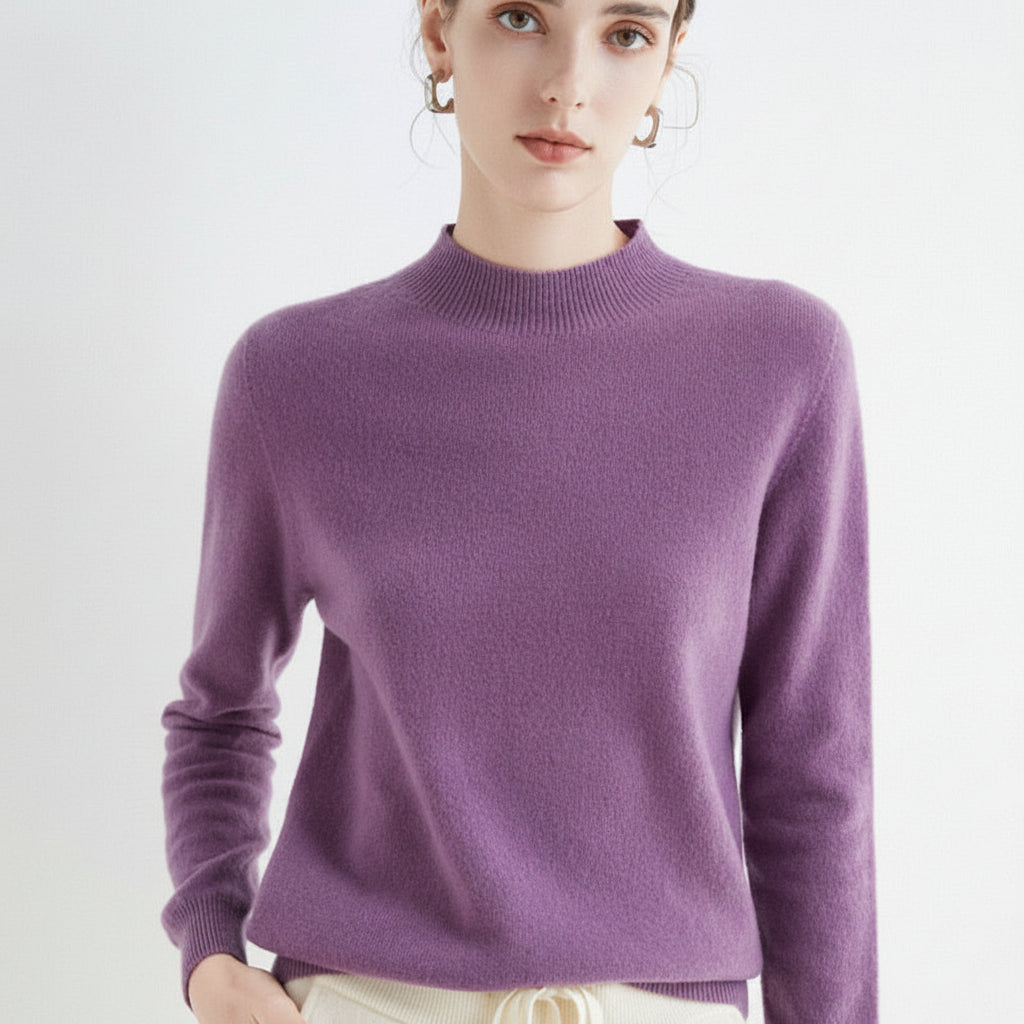 Ganzjahresweicher Pullover für Damen, leichter Sweater | Temsk