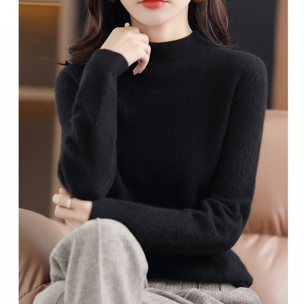 Ganzjahresweicher Pullover für Damen, leichter Sweater | Temsk
