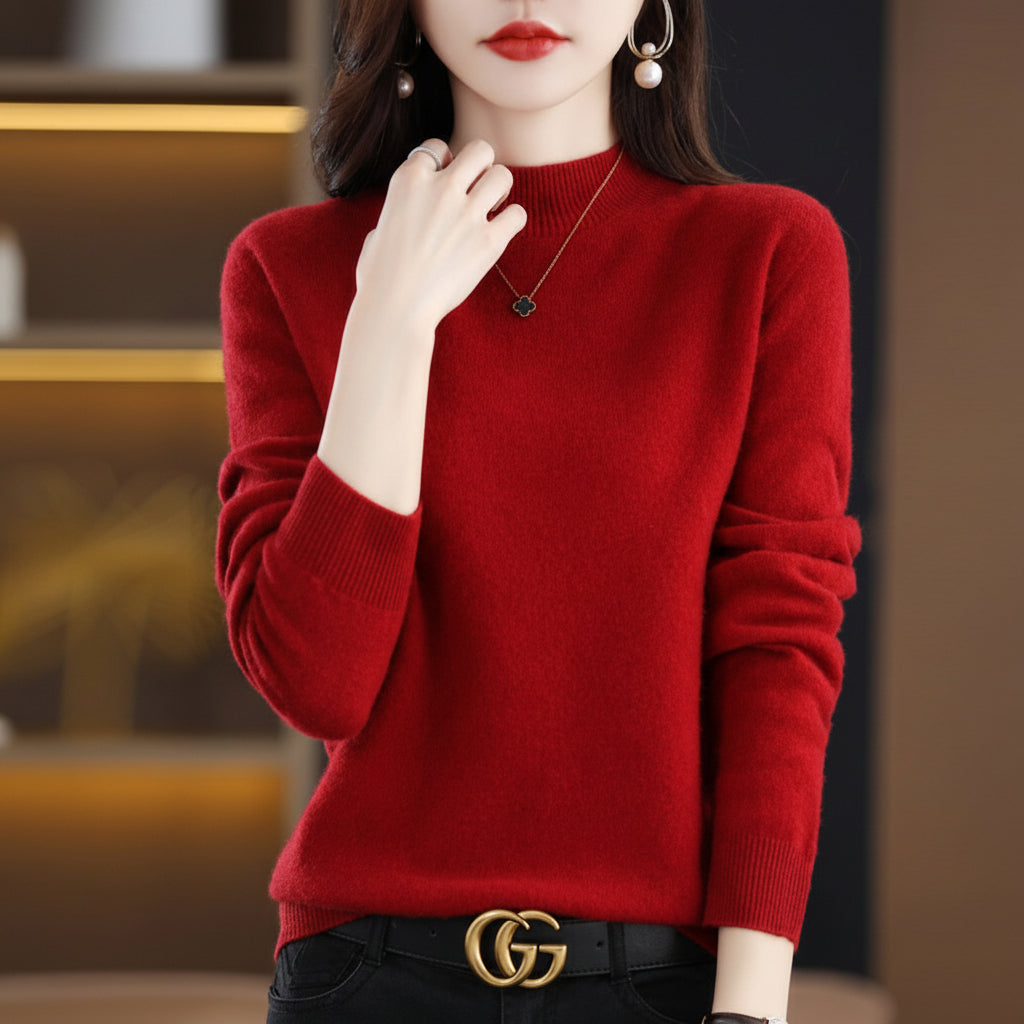 Ganzjahresweicher Pullover für Damen, leichter Sweater | Temsk