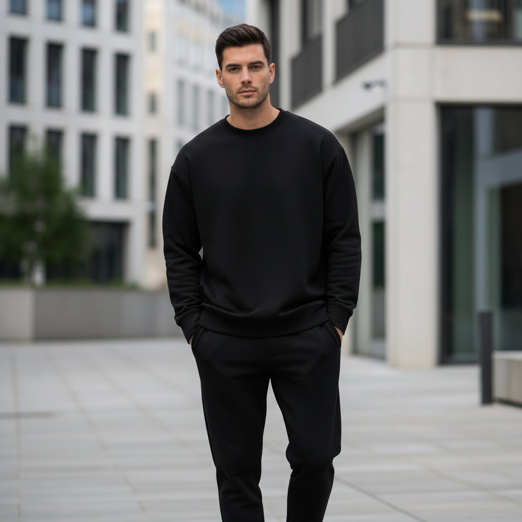 Men's Casual Crewneck Sweatshirt For Spring And Fall | Temsk