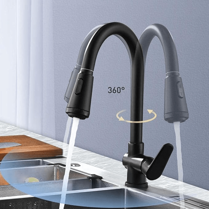 Rubinetto da cucina FlowNova Touch con doccetta estraibile | Temsk