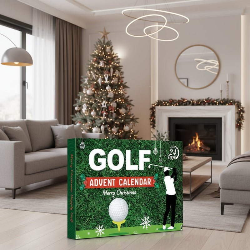 Golfový adventní kalendář GreenGrove 2025 s 24 tematickými doplňky | Temsk